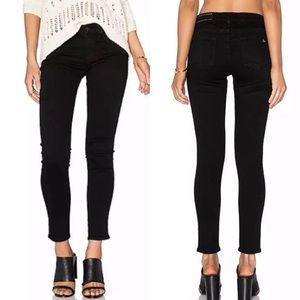Rag & Bone Black Skinny Denim Capris